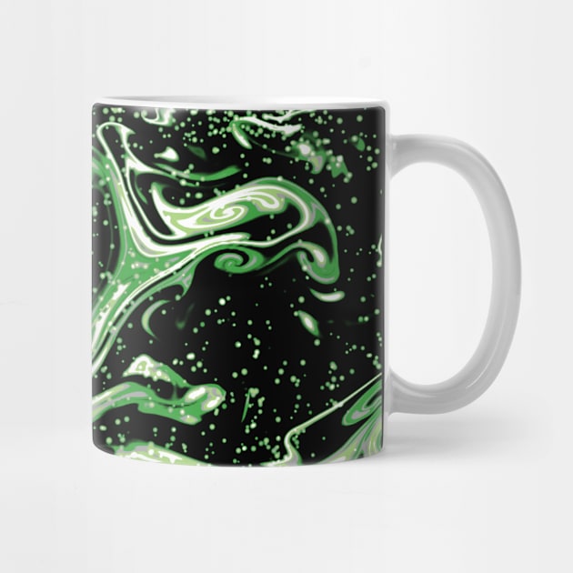 Aromantic Pride Swirling Liquid Galaxy by VernenInk